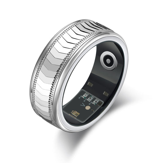 IP68 Waterproof Titanium Smart Ring for iOS & Android Compatibility