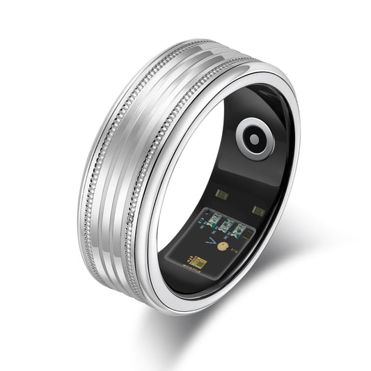 Titanium Health & Fitness Smart Ring with Motion Tracking