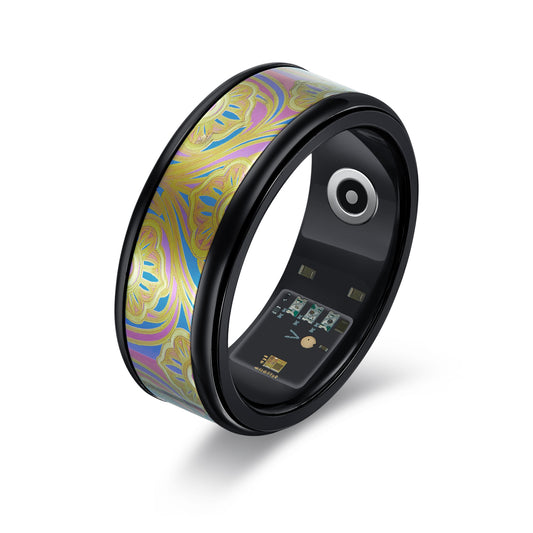 Titanium Health & Fitness Smart Ring with Motion Tracking